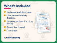 Valentine’s Day Graphing Worksheet – 1st Grade Subtraction Practice preview 5