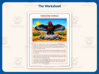 Velma the Vulture Reading Comprehension Worksheet – 2nd Grade Animals preview 2