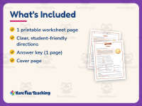 Venus Planet Worksheet – 3rd Grade Planets & Solar System Practice preview 5