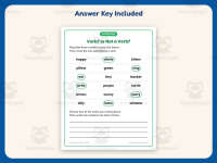 Verb or Not a Verb Worksheet – 2nd Grade Pronouns & Verbs Practice preview 3