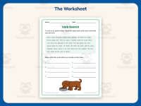 Verb Searching Worksheet – 2nd Grade Verbs Practice + Answer Key preview 2