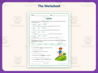 Verb Sentences Worksheet – 3rd Grade Verbs Practice + Answer Key preview 2