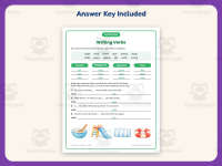 Verbs Locations Worksheet – 3rd Grade Grammar Practice + Answer Key preview 3