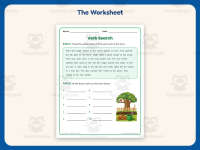 Verbs Story Search Worksheet – 2nd Grade Grammar Practice + Answer Key preview 2