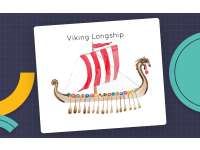 Viking Longship Poster + Labelling Activity preview