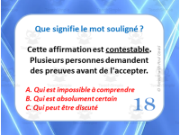 Vocabulaire en contexte – 32 CAT / French Vocabulary Task Cards preview 6