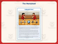 Volleyball Time Reading Comprehension Worksheet – 5th Grade Sports preview 2