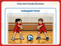 Volleyball Time Reading Comprehension Worksheet – 5th Grade Sports preview 4