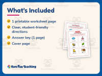 Vowel Digraphs Worksheet – 2nd Grade Vowels Practice + Answer Key preview 5