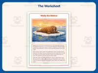 Wally the Walrus Reading Comprehension Worksheet – 2nd Grade Animals preview 2