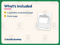 Wants Needs Reading Response Worksheet – 1st-5th Grade Journals preview 5