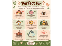 Wash Day Routine Cue Cards designed for independence, communication preview