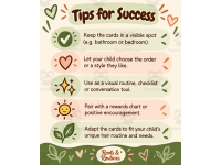 Wash Day Routine Cue Cards designed for independence, communication preview 2