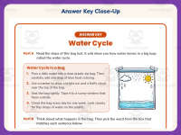 Water Cycle Experiment Worksheet – 3rd Grade Environments & Weather preview 7