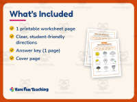 Weather Names Worksheet – Kindergarten Science Practice + Answer Key preview 5