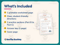 Weathering Worksheet – 4th Grade Landforms & Rocks Practice preview 5