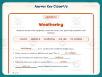 Weathering Worksheet – 4th Grade Landforms & Rocks Practice preview 7