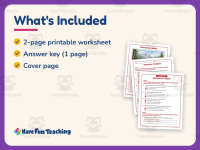Welcome to Idaho Reading Comprehension Worksheet – 3rd Grade States preview 5