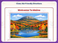 Welcome to Maine Reading Comprehension Worksheet – 3rd Grade States preview 4
