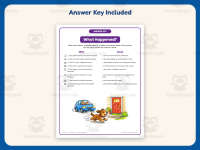 What Happened Cause Effect Matching Worksheet – 2nd Grade Fluency preview 3