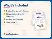 What Happened Cause Effect Matching Worksheet – 2nd Grade Fluency preview 5
