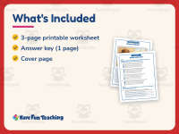 What is Kimchi? Reading Comprehension Worksheet – 5th Grade Food preview 5