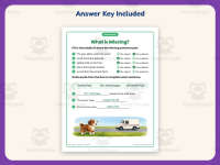 What is Missing? Complete Incomplete Sentences Worksheet – 3rd Grade preview 3