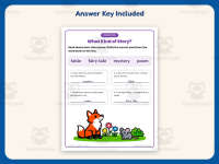 What Kind of Story Worksheet – 2nd Grade Genres Practice + Answer Key preview 3