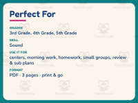 What Made That Sound? Worksheet – 4th Grade Energy Practice preview 6