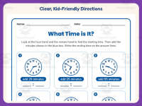 What Time is It Elapsed Time Worksheet – 3rd Grade Subtraction preview 4