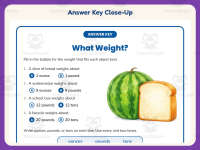 What Weight? Worksheet – 3rd Grade Measurement Practice + Answer Key preview 7
