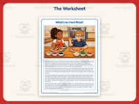 What’s On Your Pizza? Reading Comprehension Worksheet – 5th Grade Food preview 2