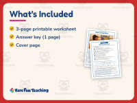 What’s On Your Pizza? Reading Comprehension Worksheet – 5th Grade Food preview 5