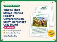What’s That Smell? Phonics Reading Worksheet – 1st Grade Practice preview