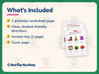 What’s the Ending Sound? Worksheet – 1st Grade Consonants Practice preview 5