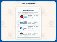 What’s the Weight? Worksheet – 2nd Grade Estimation & Measurement preview 2
