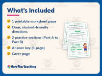 When Adverbs Worksheet – 2nd Grade Grammar Practice + Answer Key preview 5