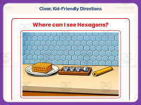 Where Can I See Hexagons? Reading Comprehension Worksheet – 3rd Grade preview 4