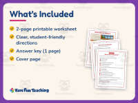 Where Can I See Squares? Reading Comprehension Worksheet – 3rd Grade preview 5