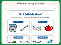 Which Holds More? Capacity Worksheet – 1st Grade Measurement Practice preview 4