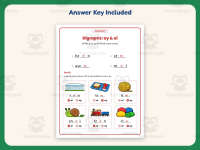 Which One? AI AY Digraphs Worksheet – 1st Grade Long Vowels Practice preview 3