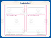 Who I Want To Be Worksheet – 2nd Grade Back to School Practice preview 7