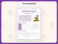 Who What When Where Why Summary Graphic Worksheet – 3rd Grade Practice preview 2