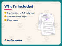 Who’s Talking Now Worksheet – 4th Grade Author’s Purpose Practice preview 5