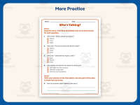 Who’s Talking Worksheet – 2nd Grade Author’s Purpose & Story Elements preview 7