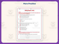 Wild Grape Jelly Reading Comprehension Worksheet – 3rd Grade Food preview 7