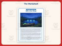 Will-o-the-Wisps Reading Comprehension Worksheet – 5th Grade Practice preview 2