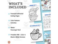 Winter Dot Marker Activities | Fine Motor & Coloring | Preschool preview 2