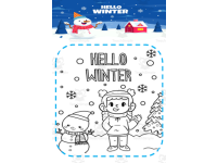 Winter Snow Coloring Pages activities for Preschool and Kindergarten preview 2