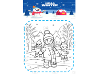 Winter Snow Coloring Pages activities for Preschool and Kindergarten preview 4